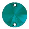 SWAROVSKI 3200 Rivoli Rhinestones 14mm Blue Zircon
